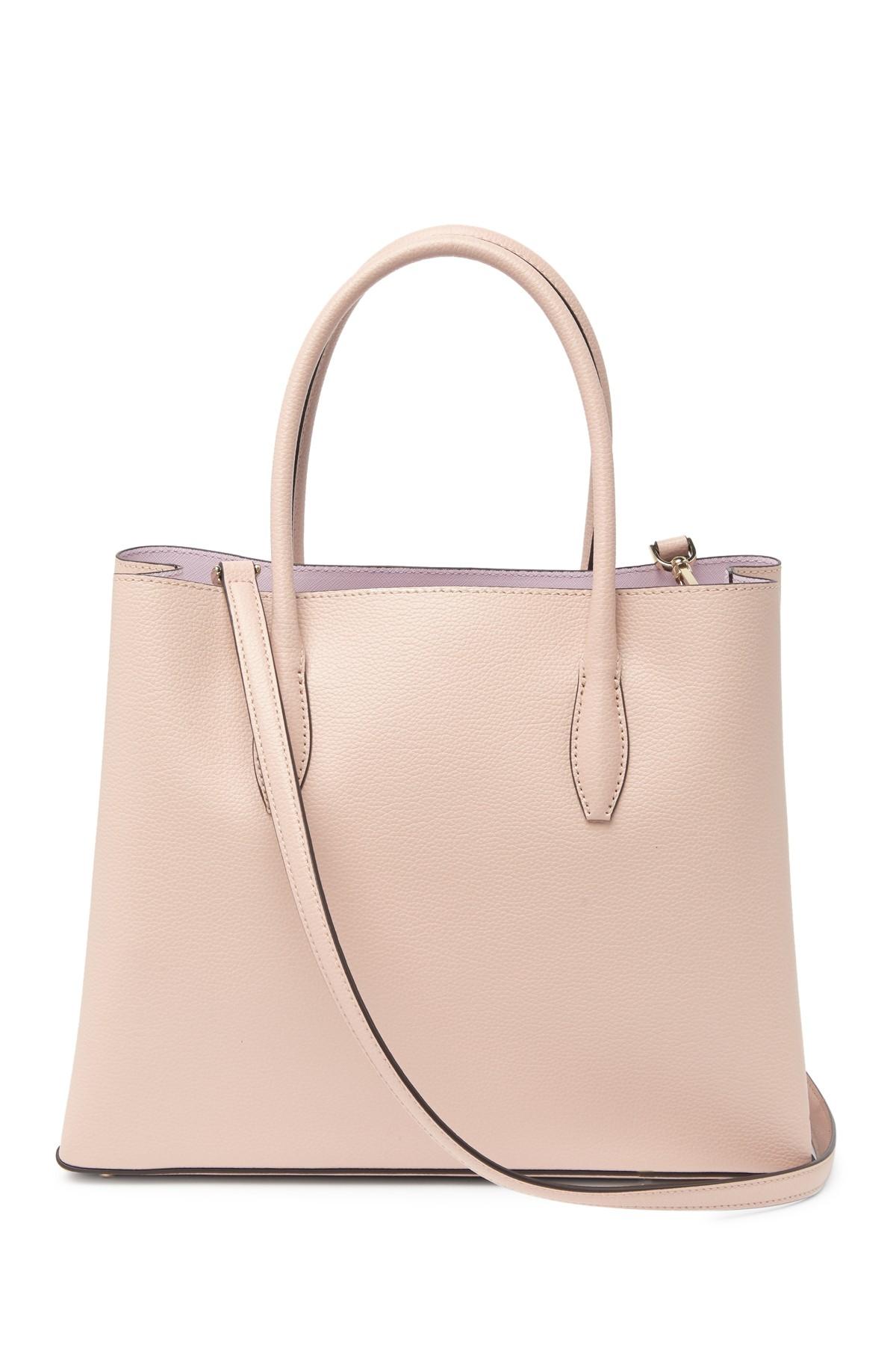 Kate Spade Eva Medium Leather Satchel in Pink Lyst