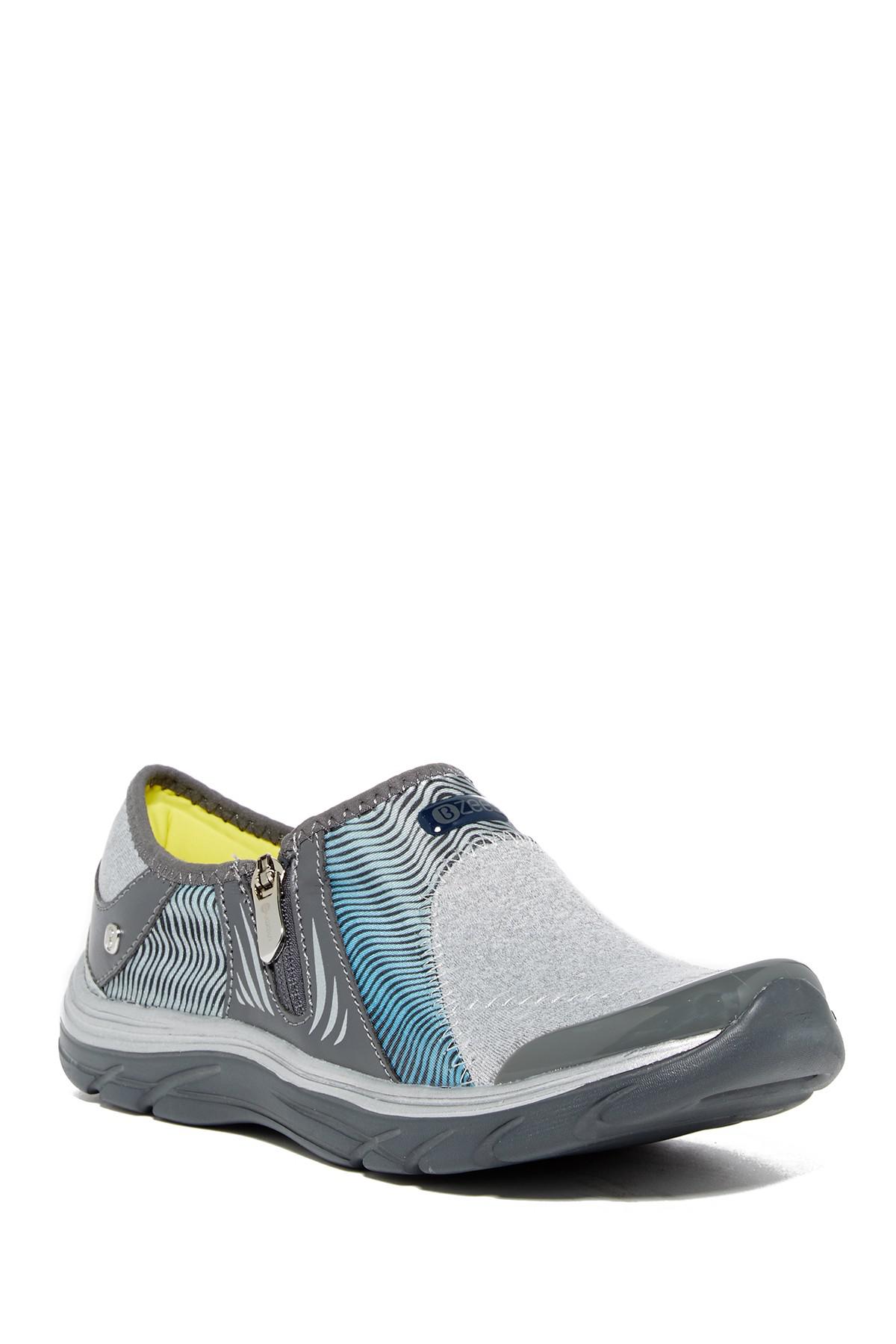 Bzees Rubber Balance Zip Sneaker in Grey (Gray) - Lyst