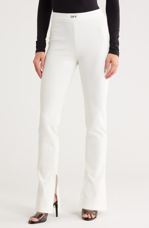 ボトムスその他 OFF WHITE Women Pants OWCA107S20FAB0010100 White Olivia Wide leg pants Off White | Mexx.com