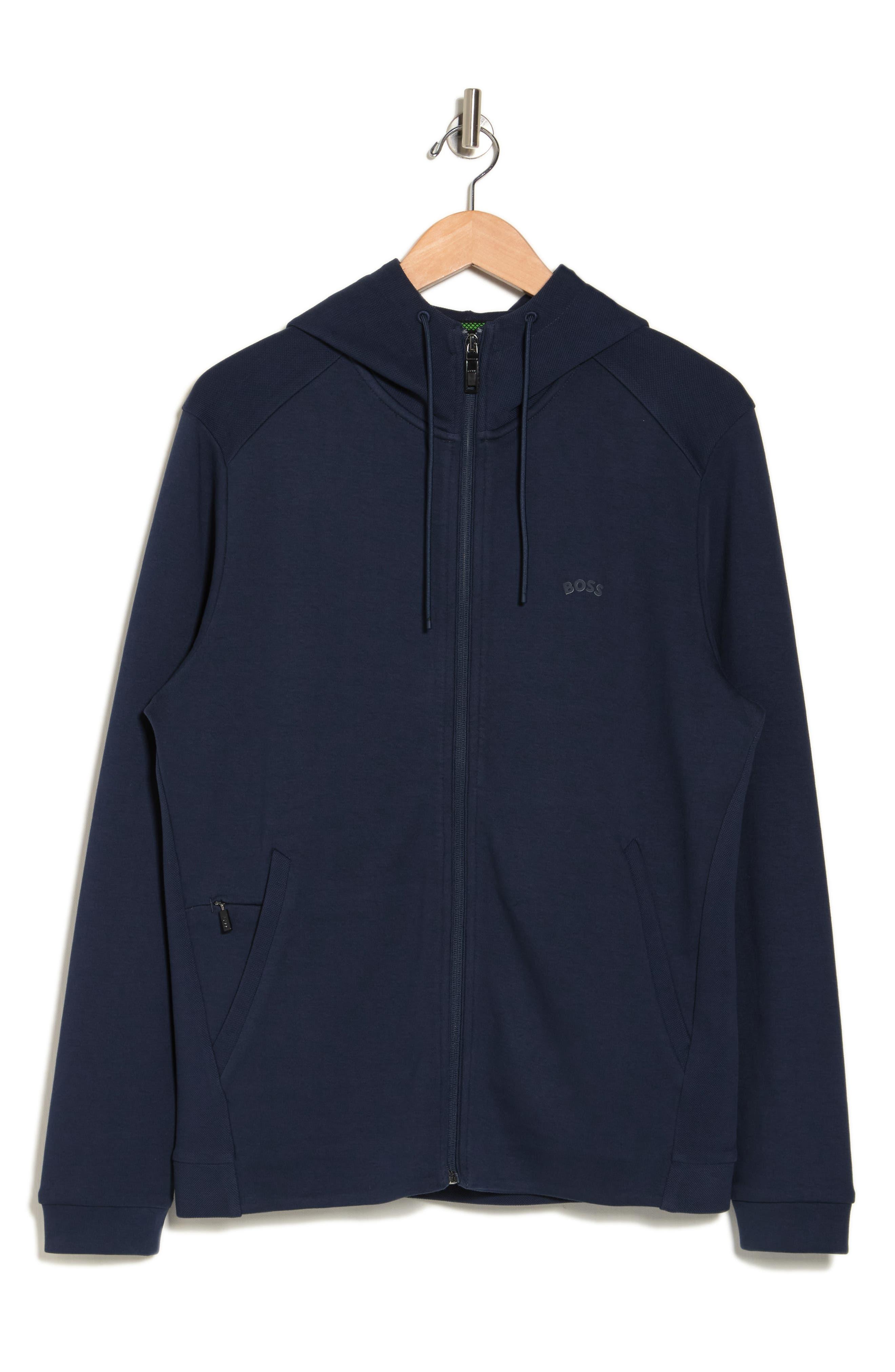 Boss hugo boss hotsell full zip hoodie navy