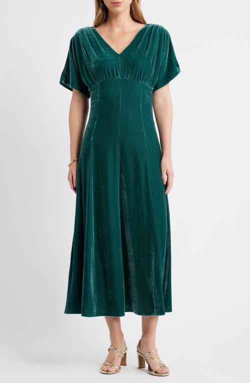 nordstrom rack green velvet dress Chelsea28 V-Neck Maxi in Dahlia