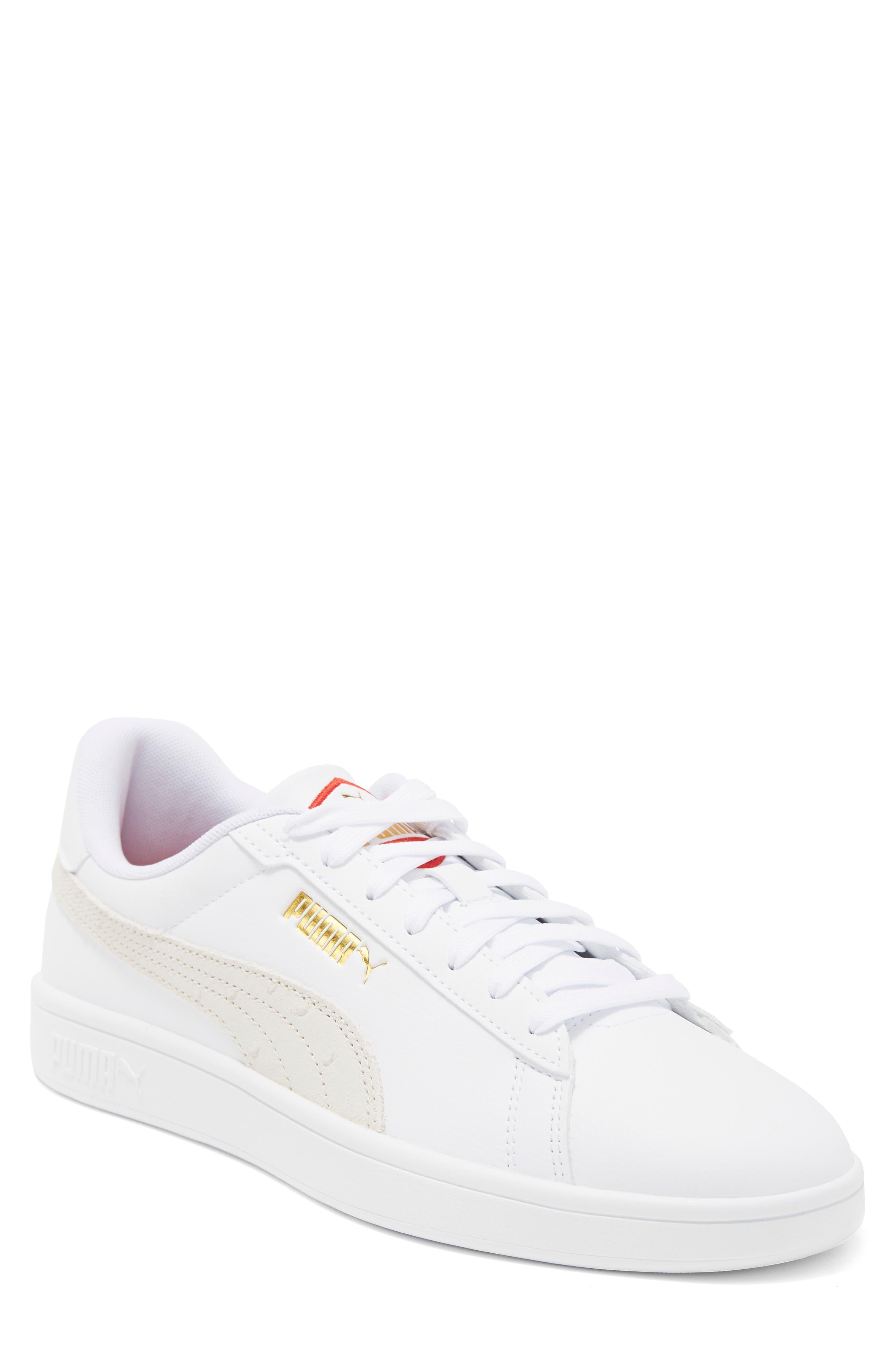 PUMA Smash 3.0 Retro Academia Sneaker in White for Men | Lyst