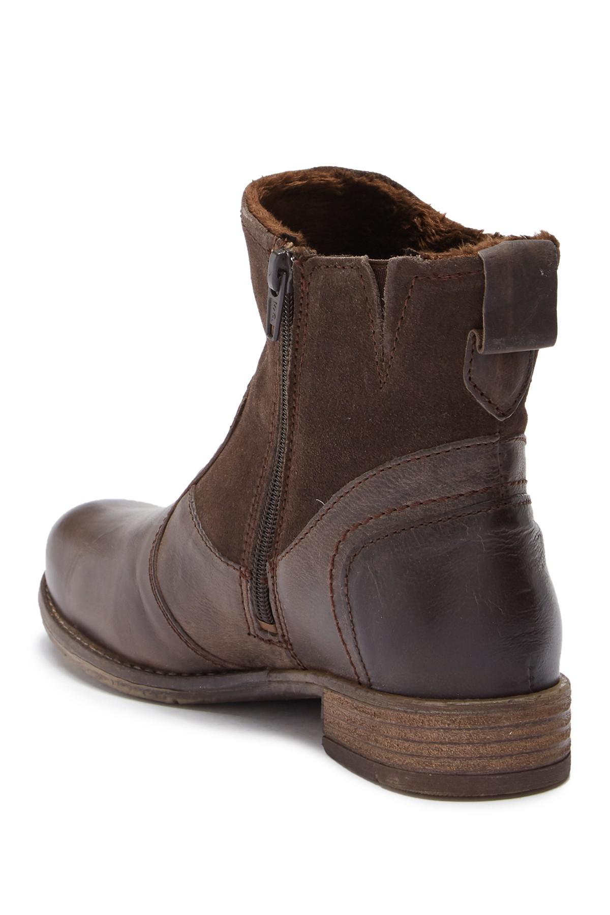 josef seibel fur lined boots