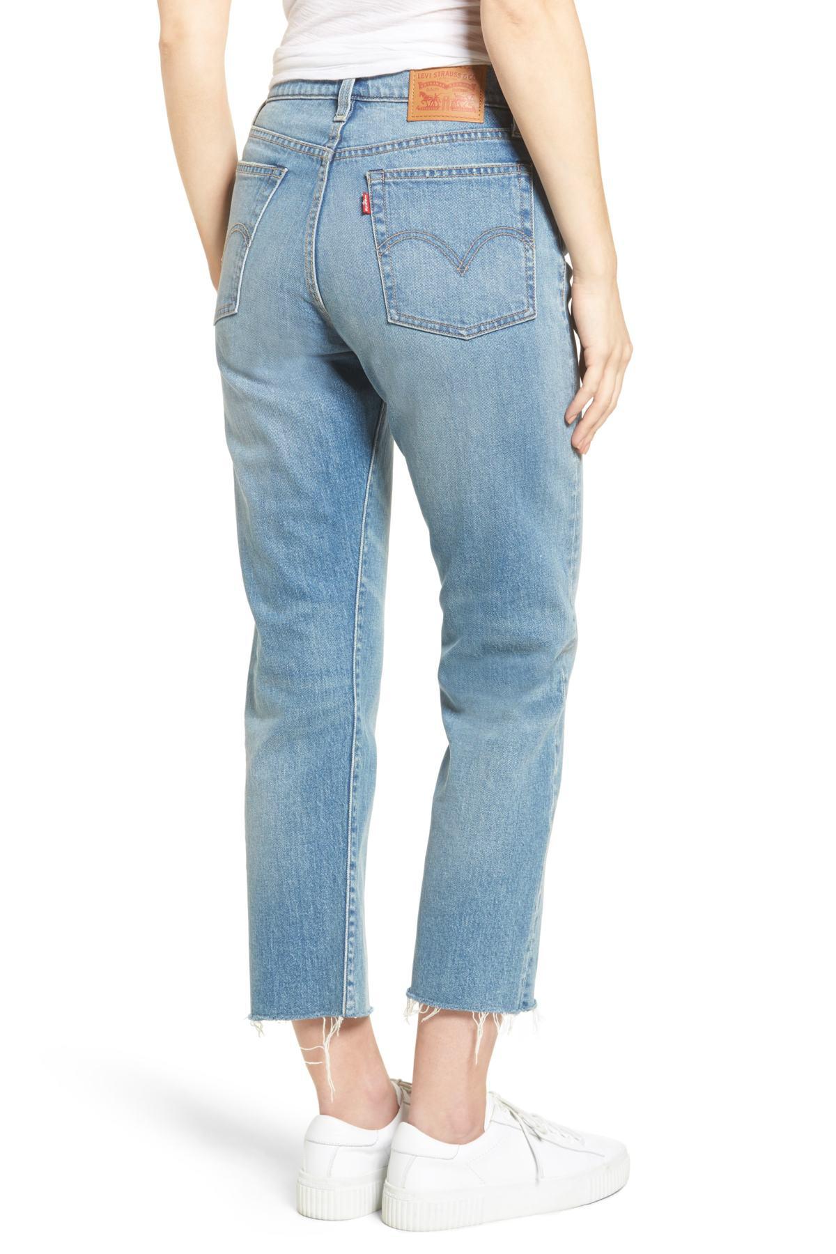 levi's wedgie straight jeans rough tide