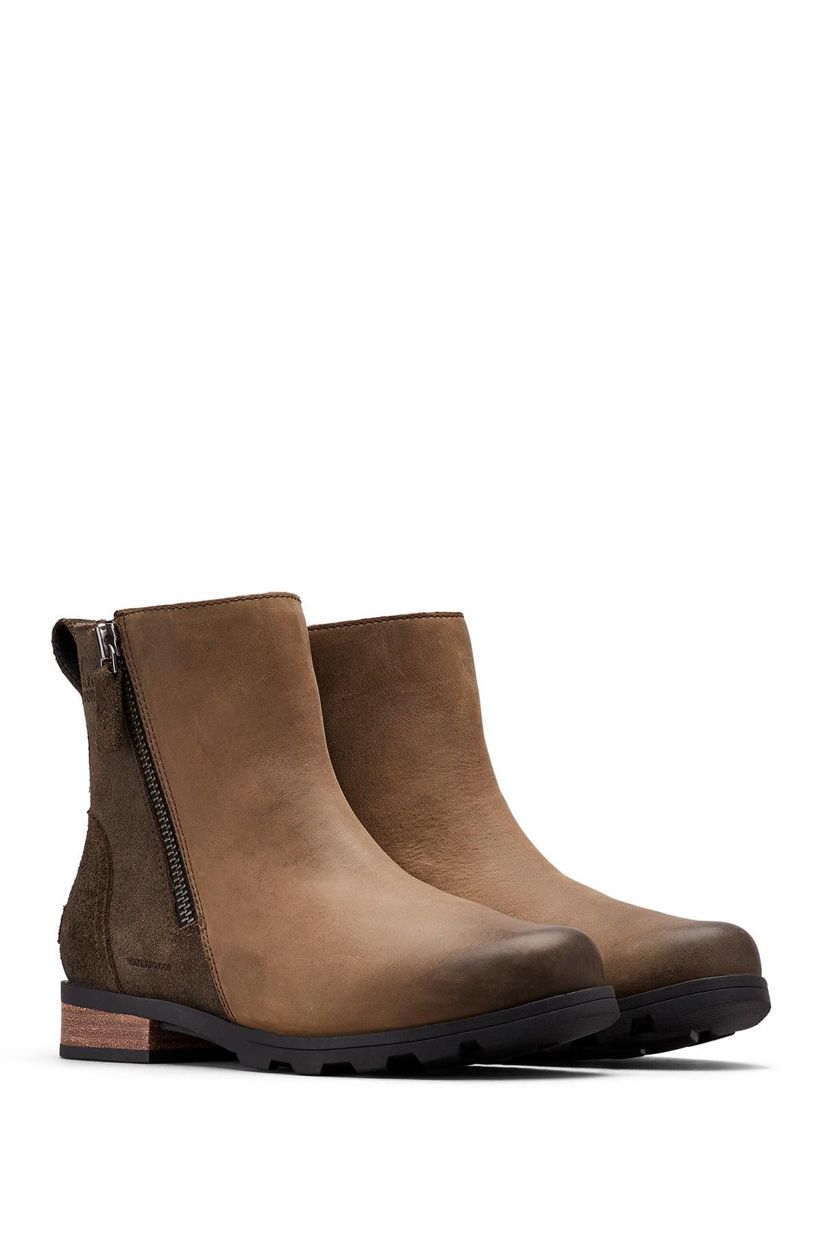emelie waterproof zip bootie sorel