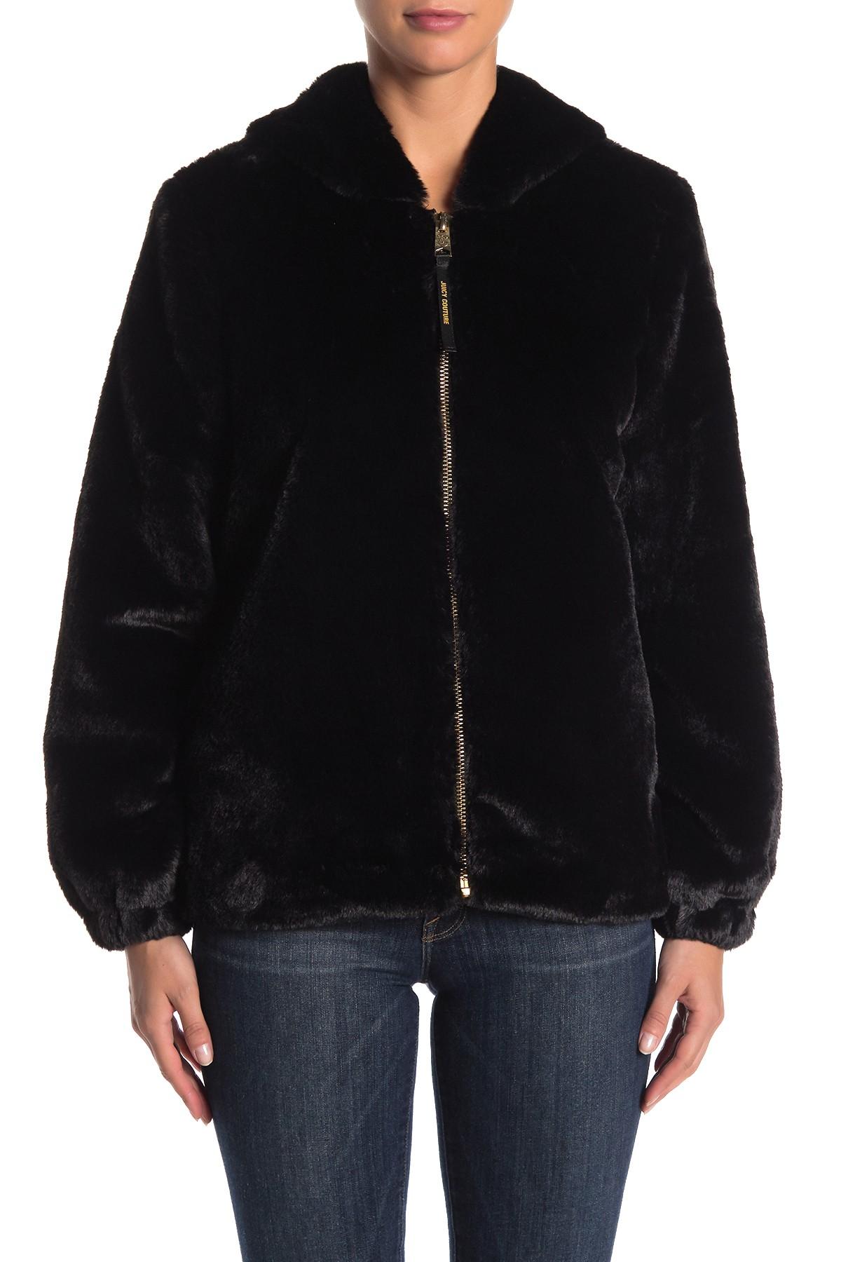 juicy couture faux fur jacket