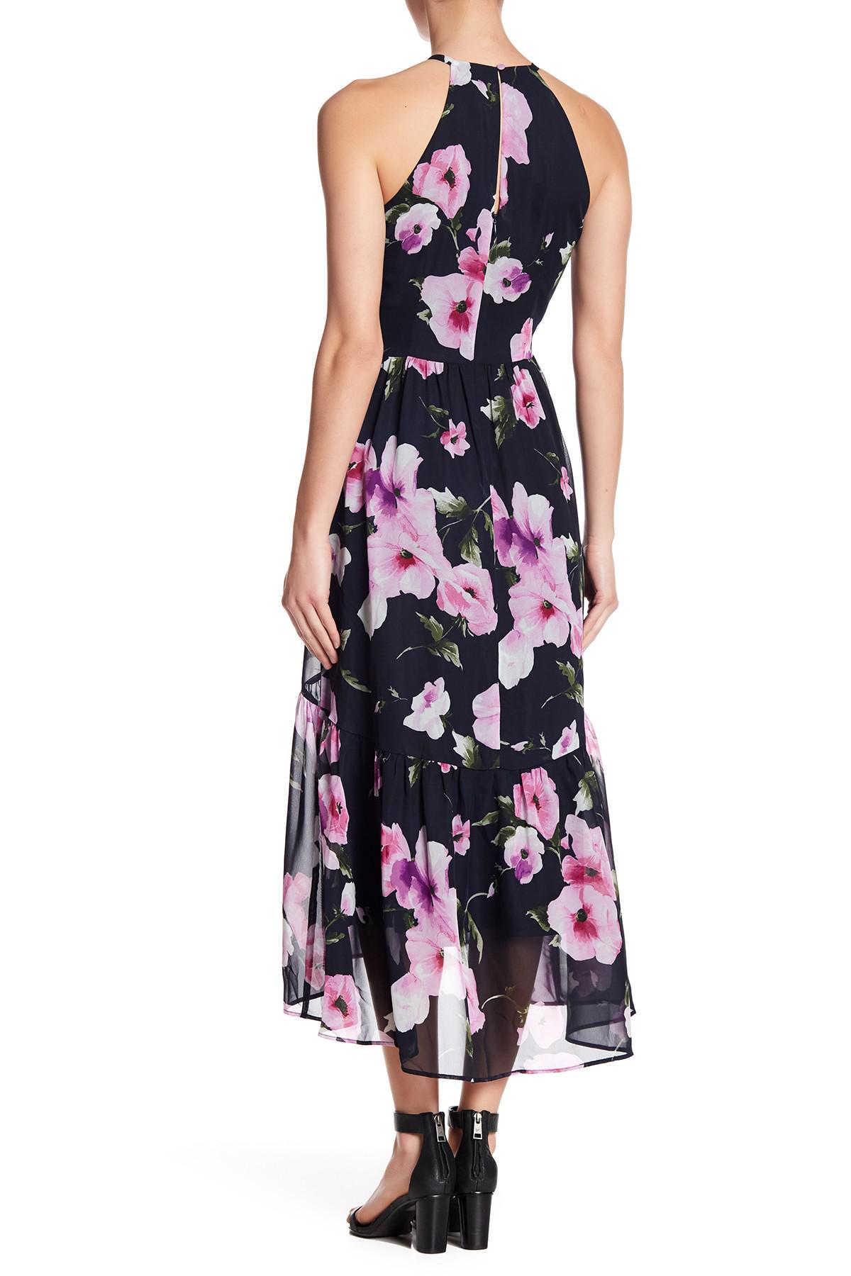 vince camuto floral maxi dress