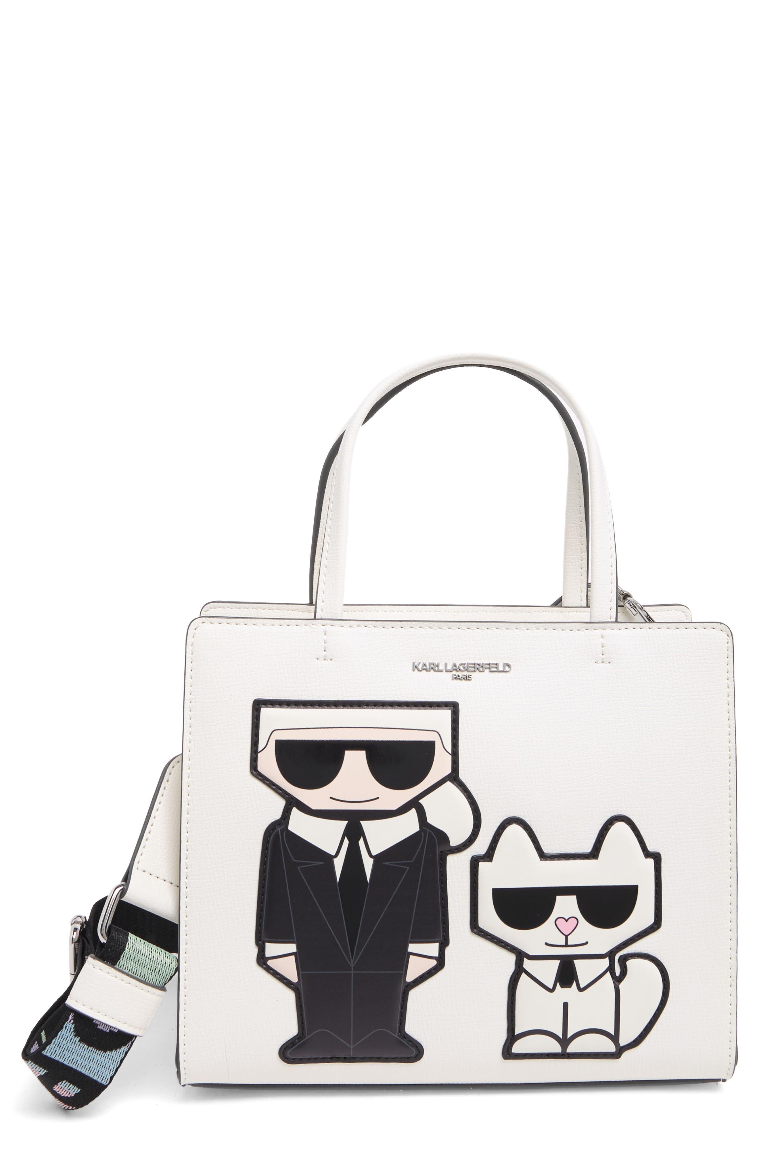 Karl Lagerfeld Paris Maybelle Satchel - Multi/White