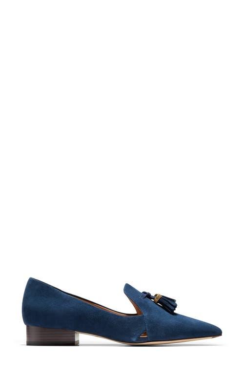 Cole Haan Vanya Tassel Flat in Blue | Lyst