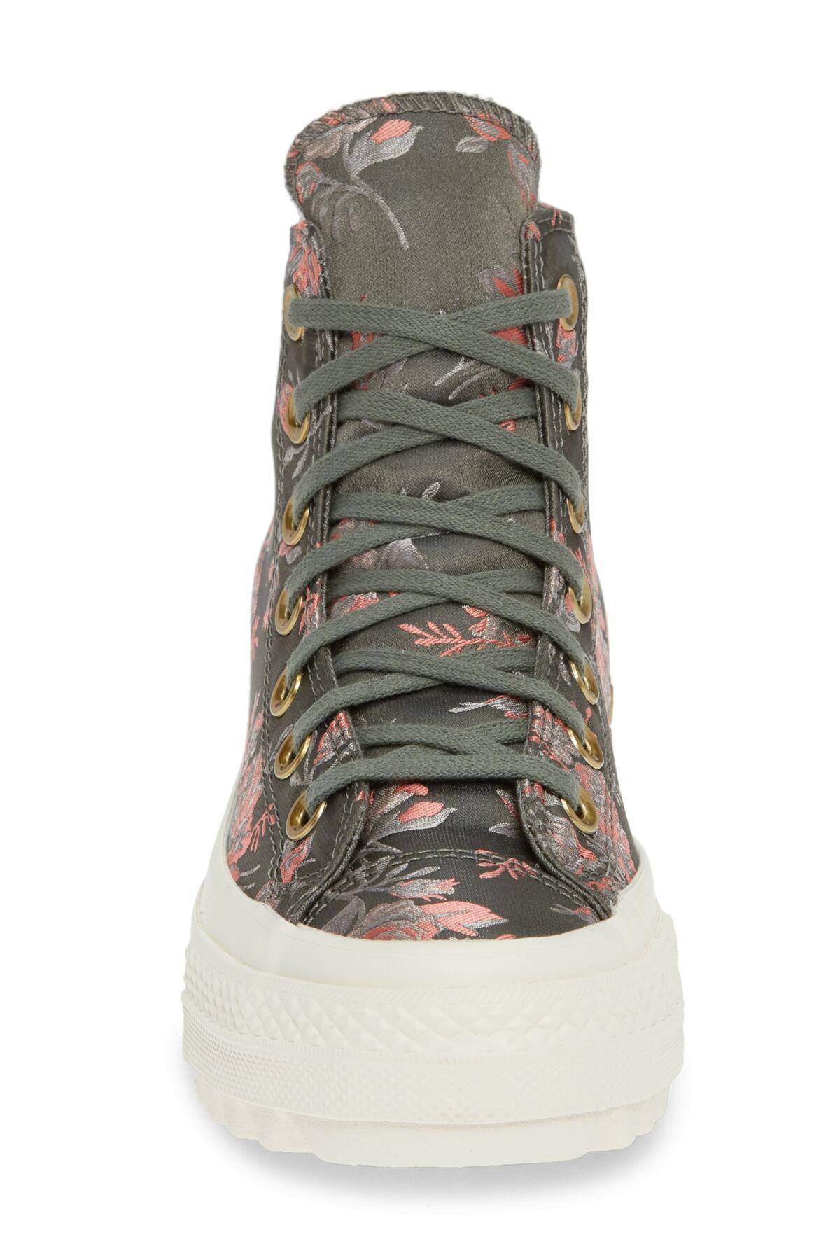 Converse Chuck Taylor All Star Lift Ripple Parkway Floral High Top