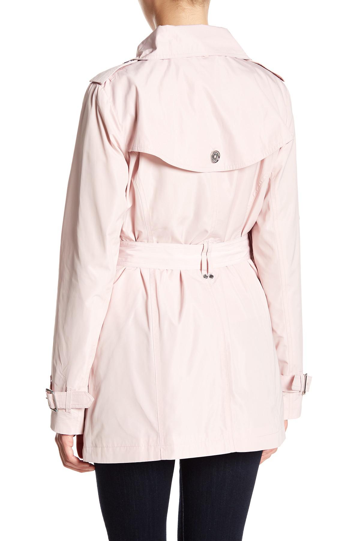 michael kors pink coat