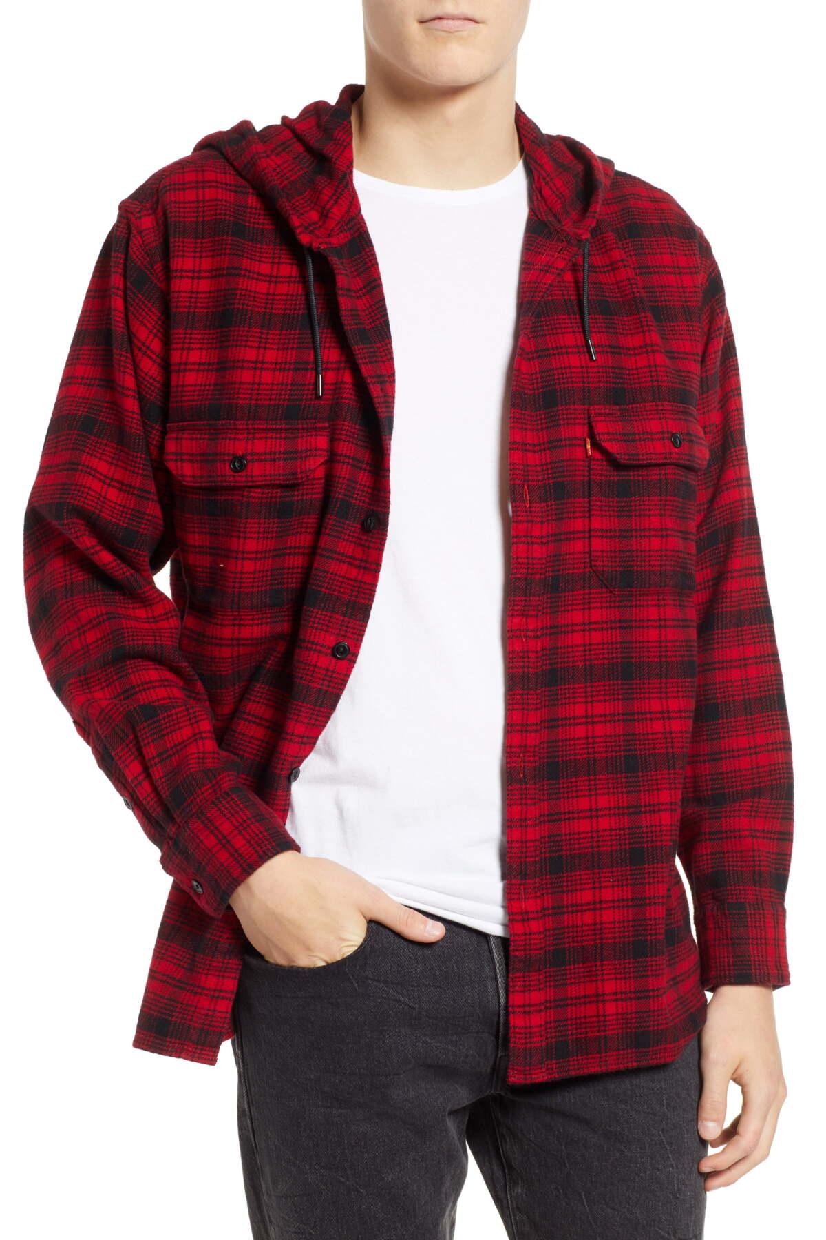 Levi's Flannel Hoodie Finland, SAVE 56% 