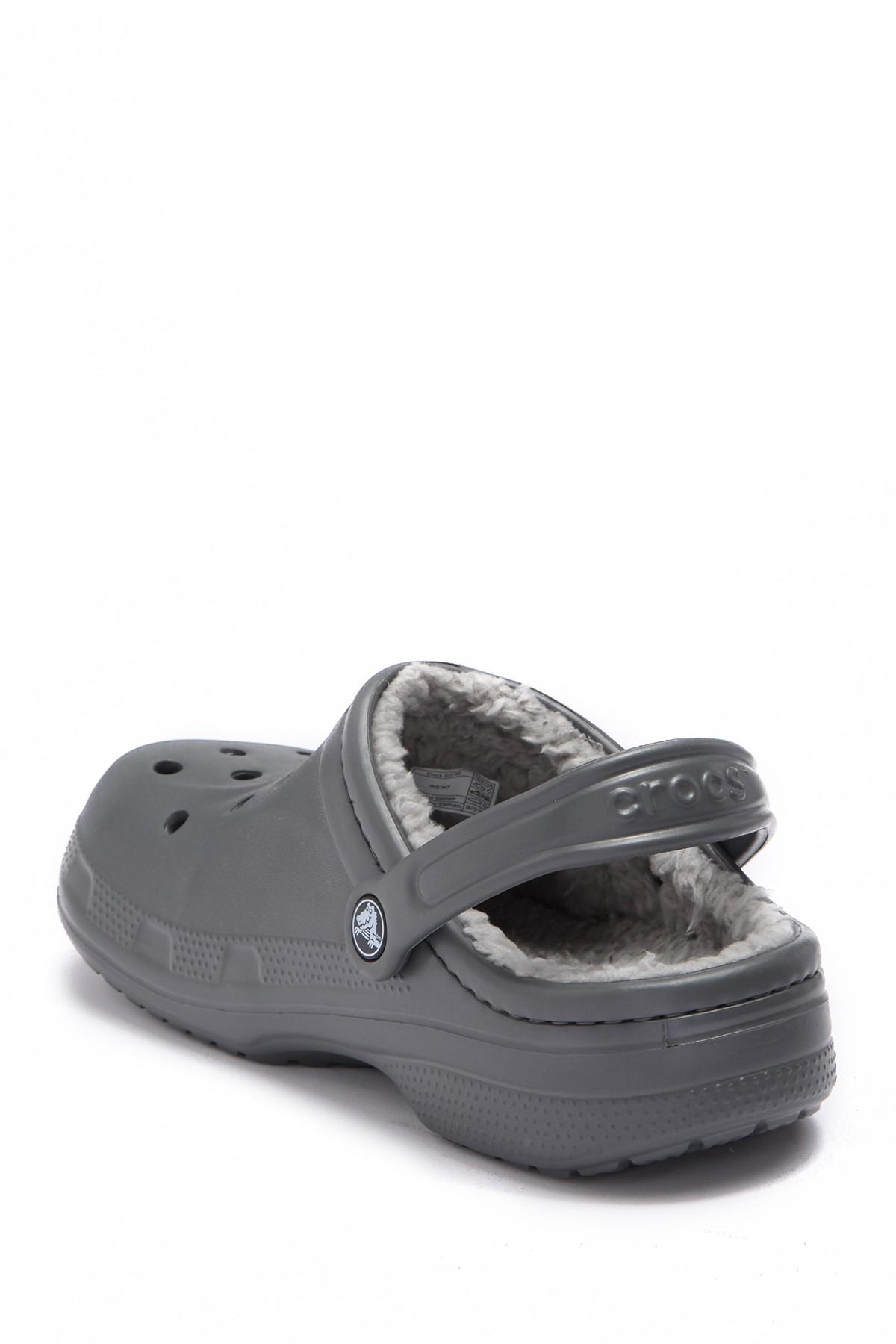 shearling lined crocs