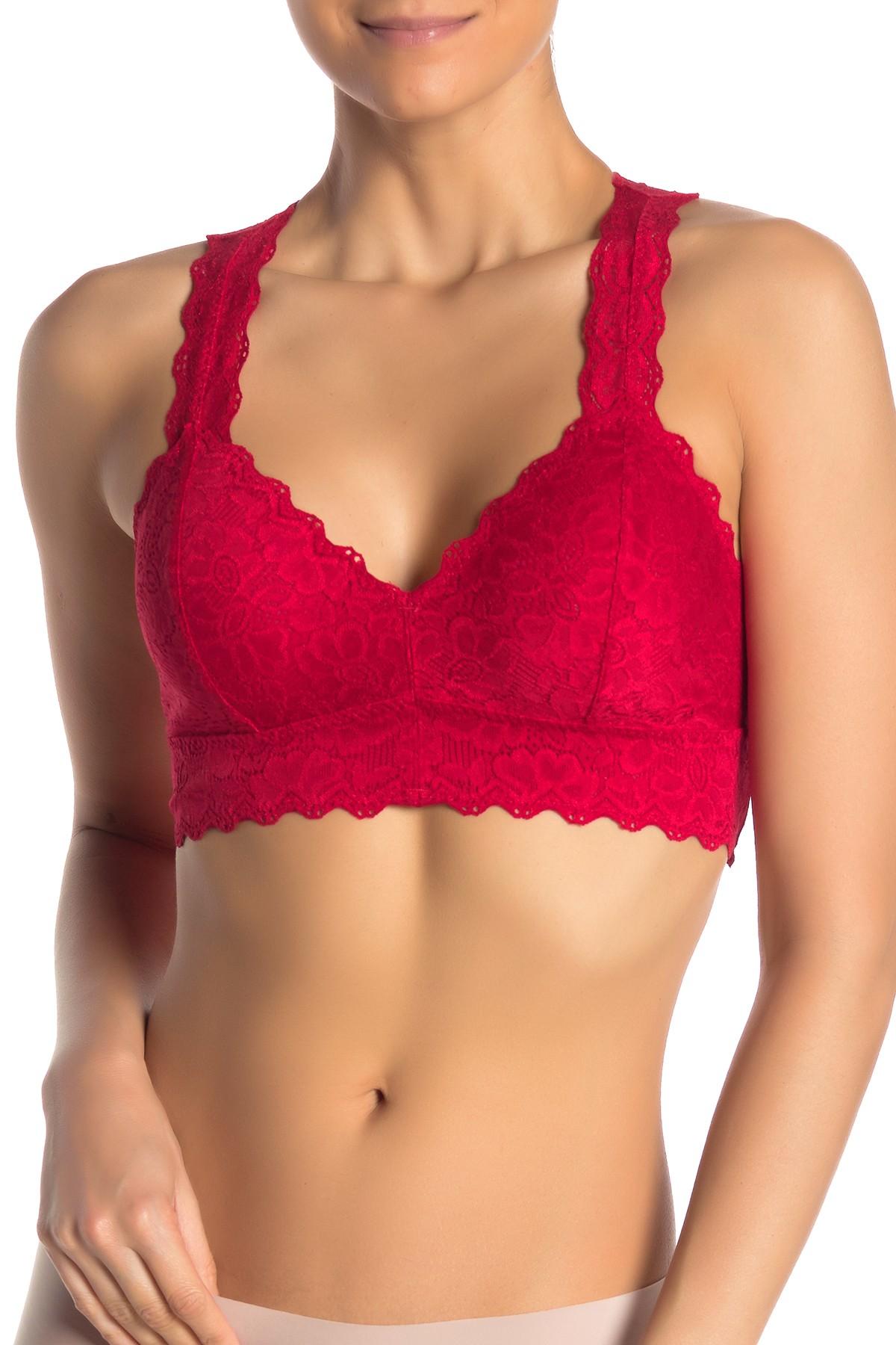 Red racerback bralette Clearance