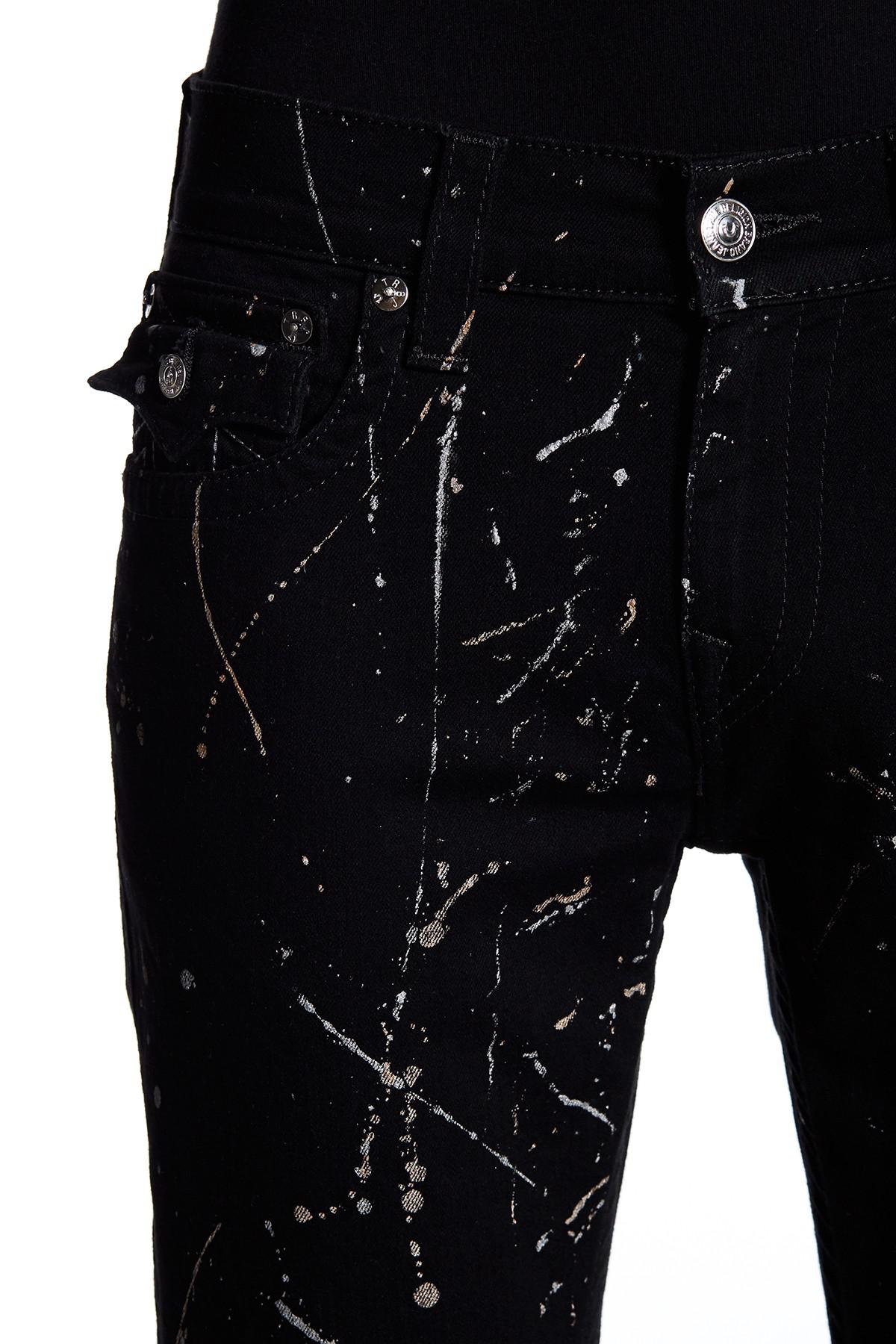 true religion paint splatter jeans