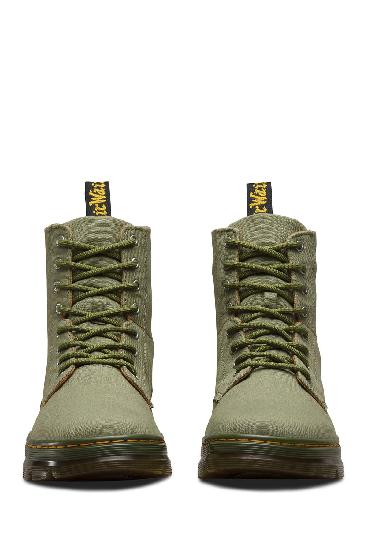 Dr. Martens Combs Mid Khaki Boot in Green for Men | Lyst