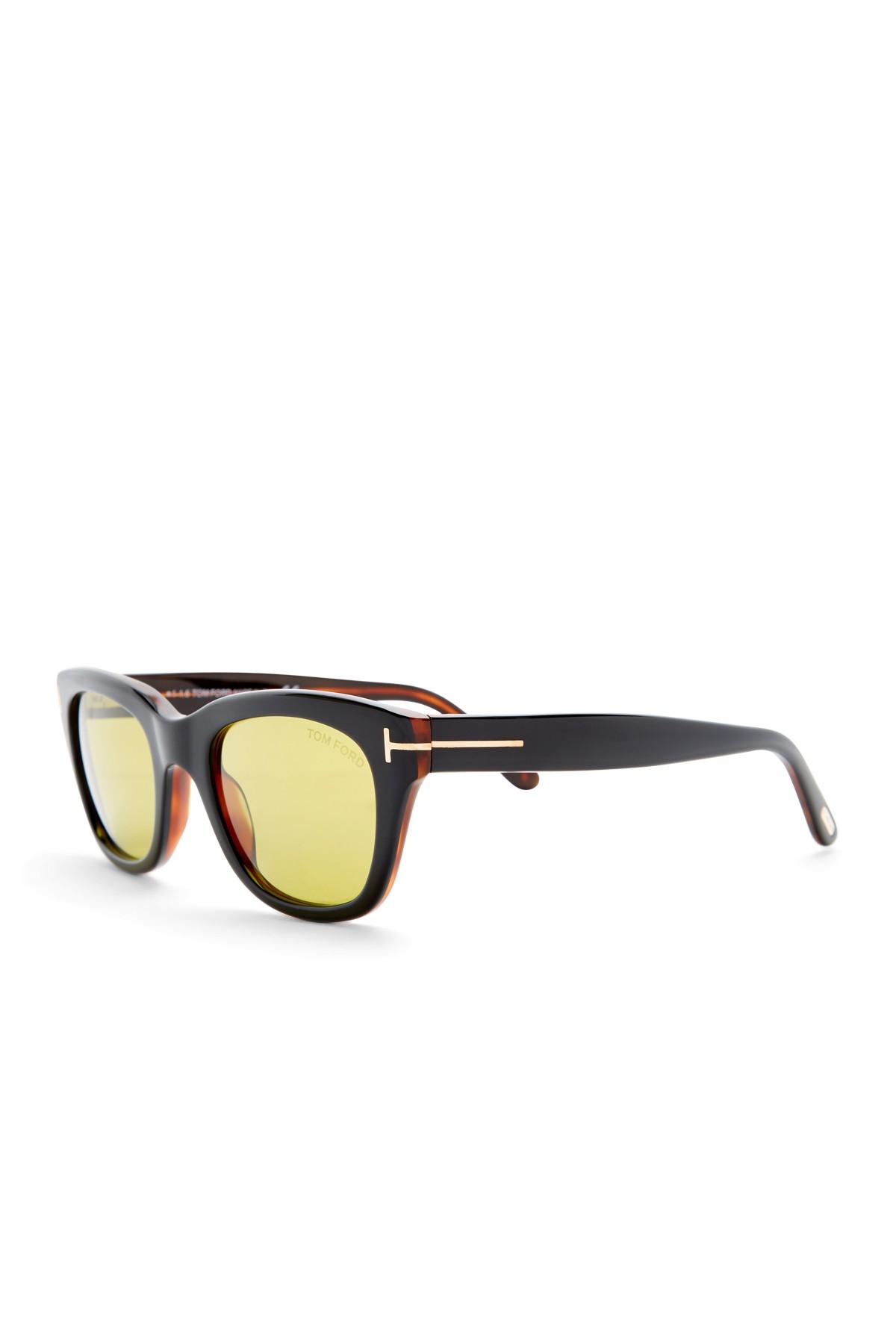 Tom Ford Snowdon 50mm Retro Sunglasses for Men Lyst