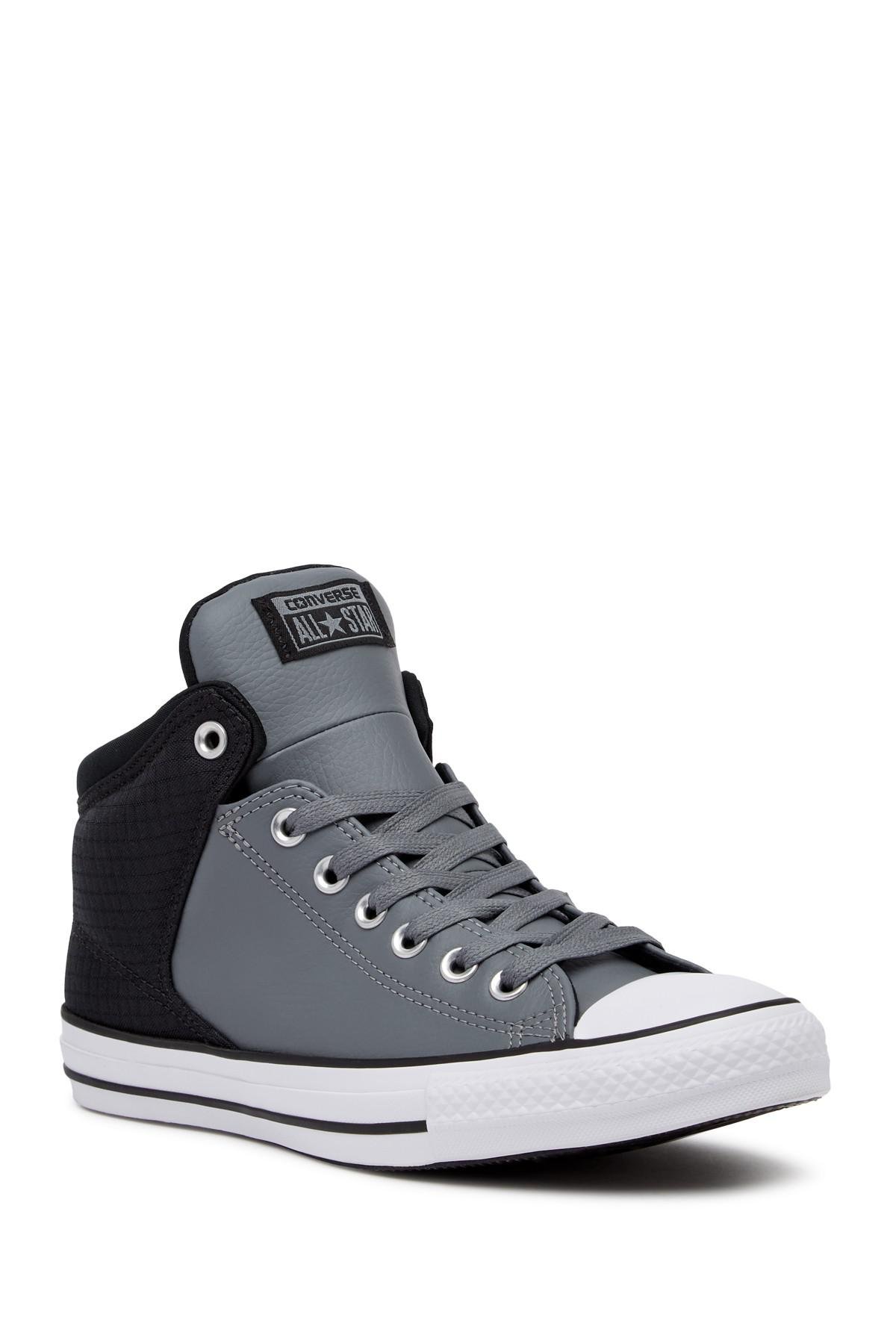 Converse Chuck Taylor All Star High Street Leather Sneaker (men) in Black  for Men | Lyst