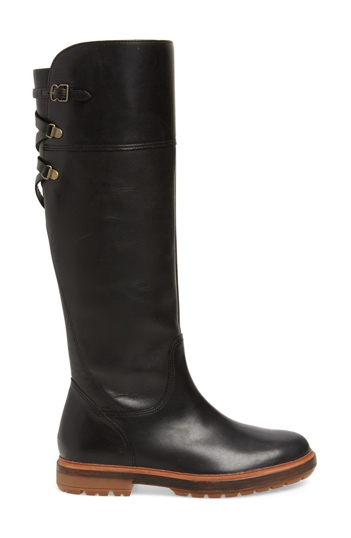 Timberland Leather Riley Flair Knee High Boot in Black - Lyst