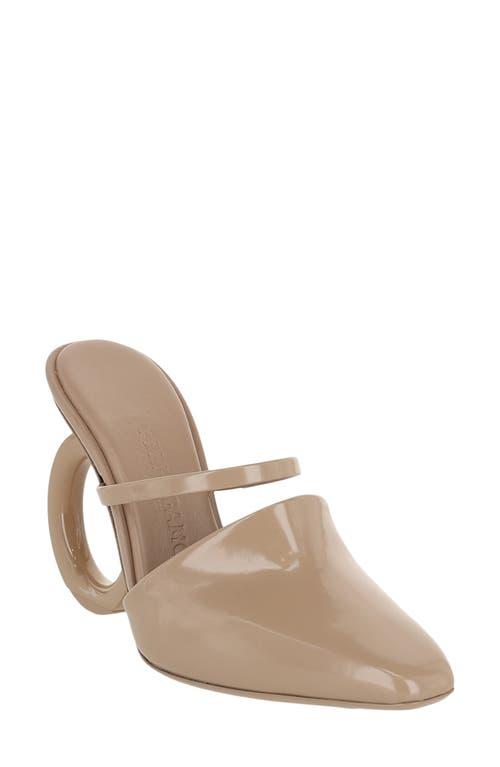 サンダル・ミュール FERRAGAMO Giulye patent leather mule Beige Giulye patent leather mule FERRAGAMO - Nugnes1920