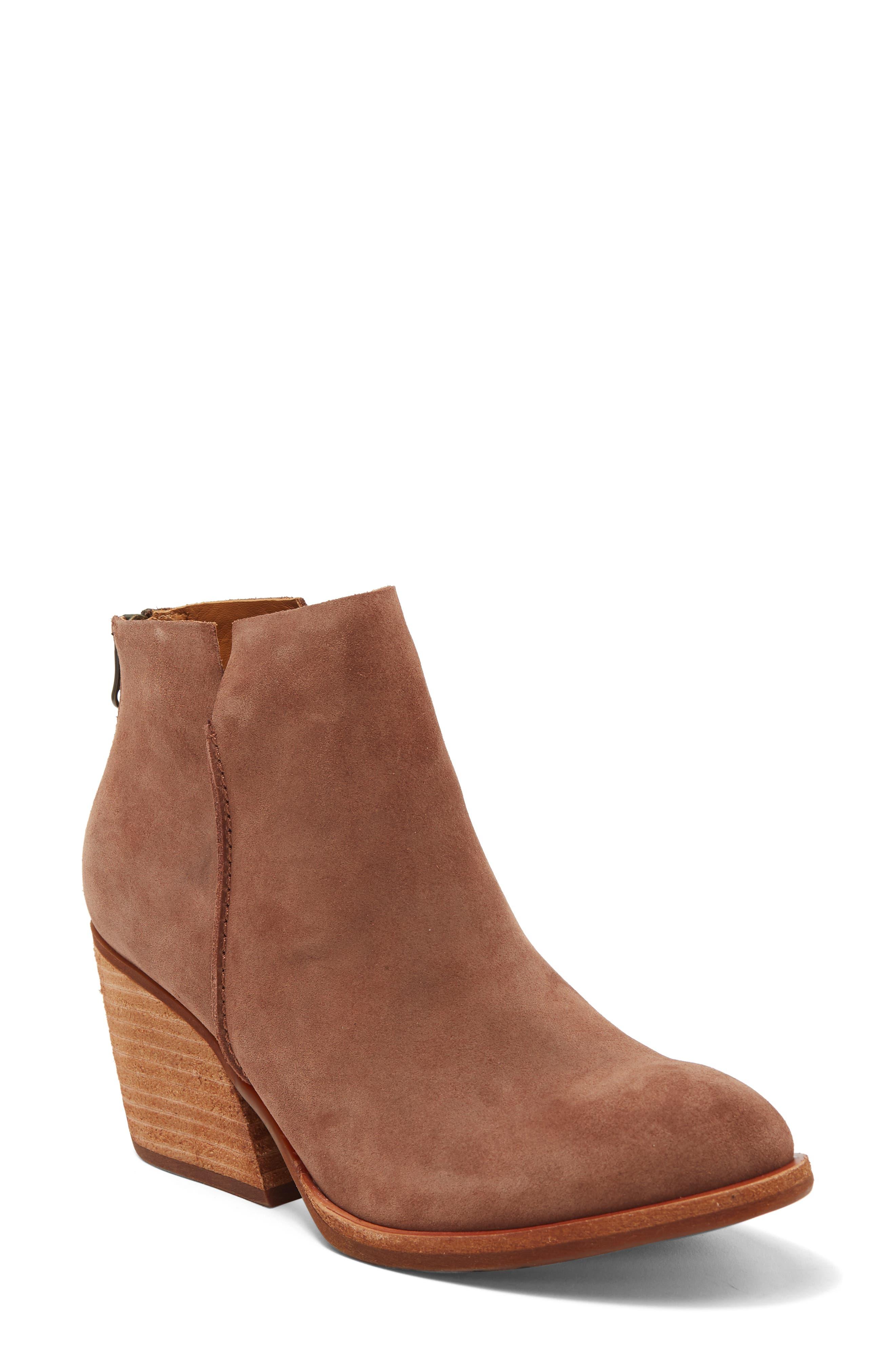 KorkEase Chandra Bootie In Brown Suede At Nordstrom Rack Lyst