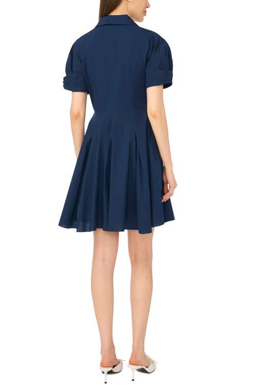slim fit dress slacks Navy Folded Neckline Pencil Midi Dress | Bayree