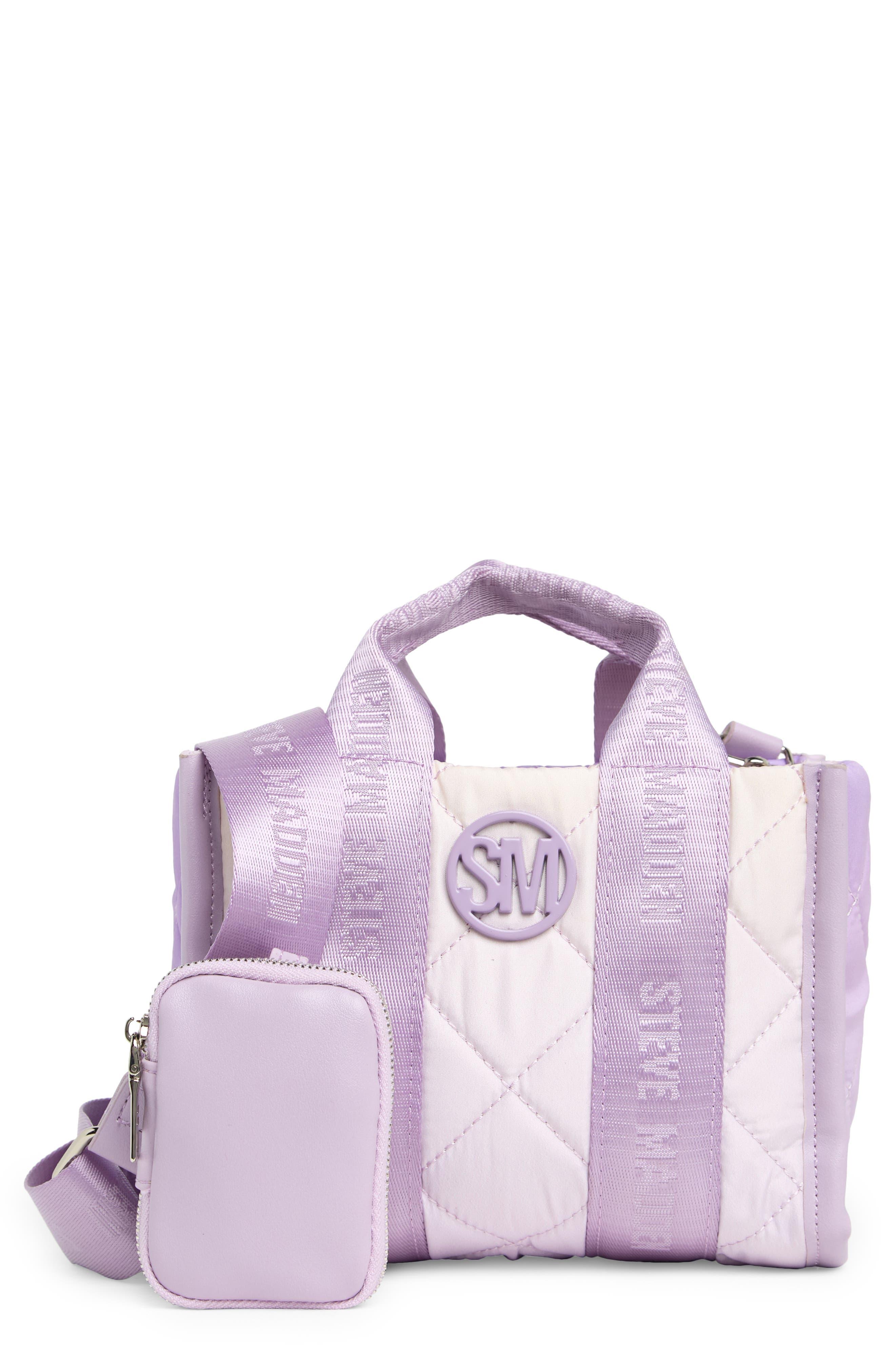 Steve Madden Nylon Quilted Crossbody Bag in Purple Lyst