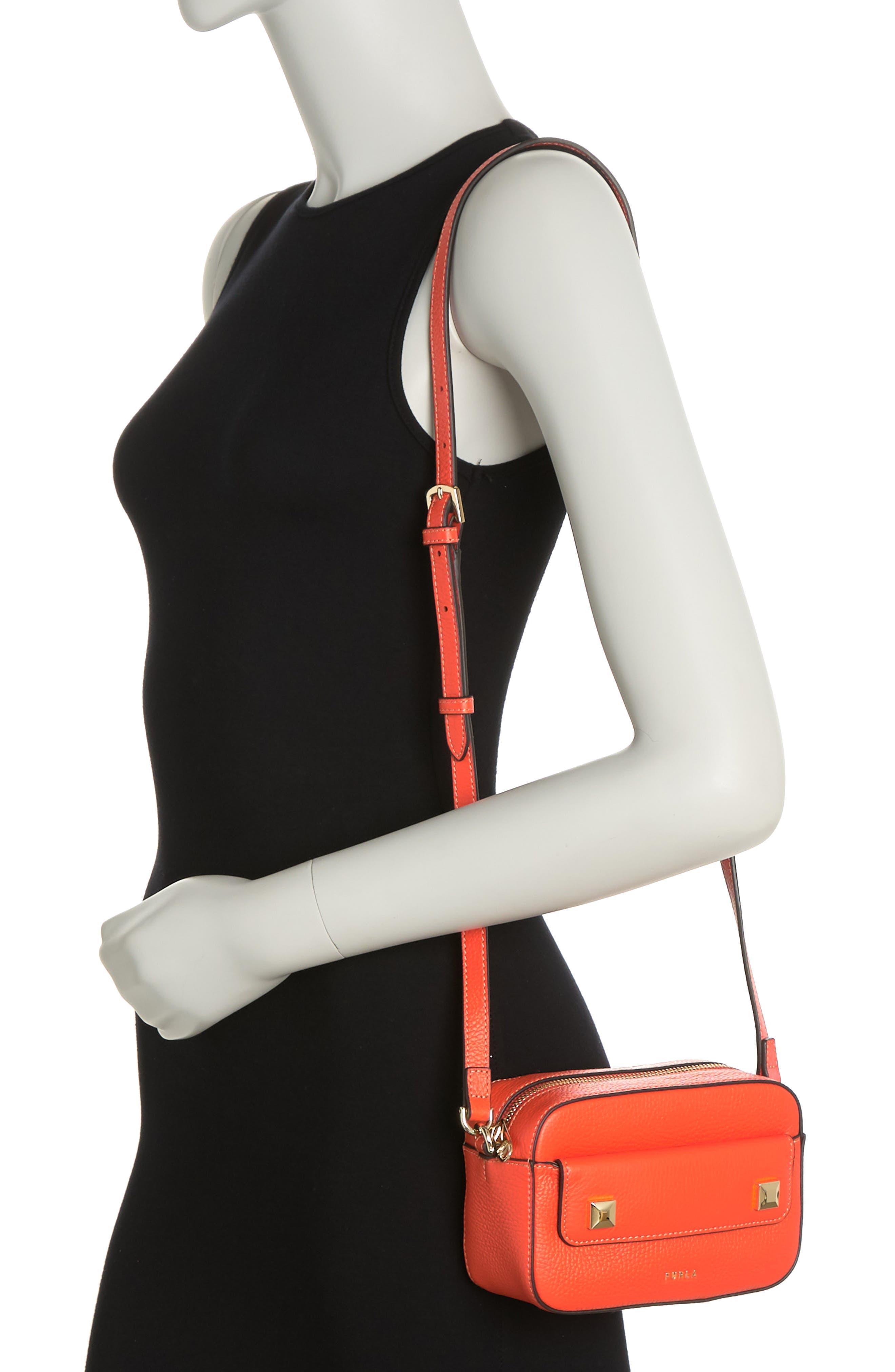 Furla Afrodite Mini Camera Crossbody Bag in Black Lyst