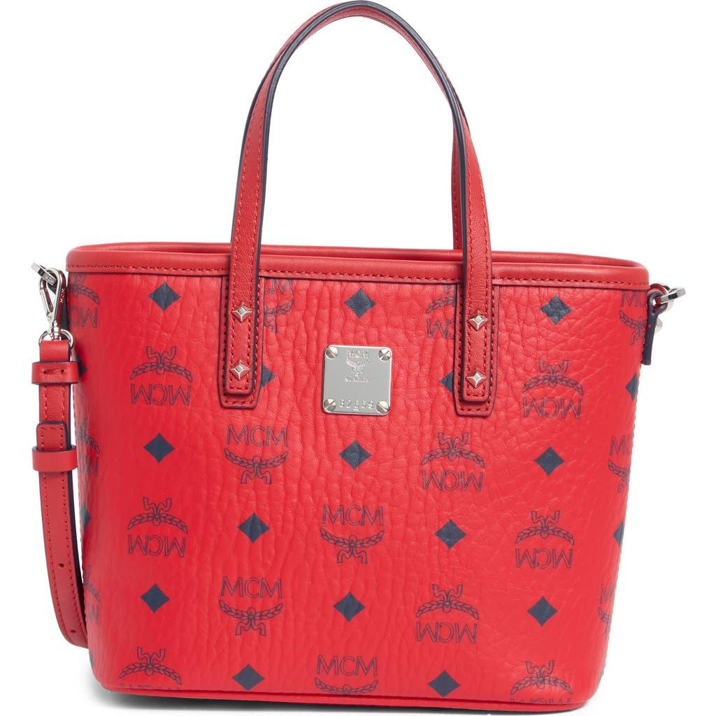 トートバッグ MCM Printed Canvas Small Aren Shopping Bag MCM Small Aren Tote Bag | Black | FARFETCH