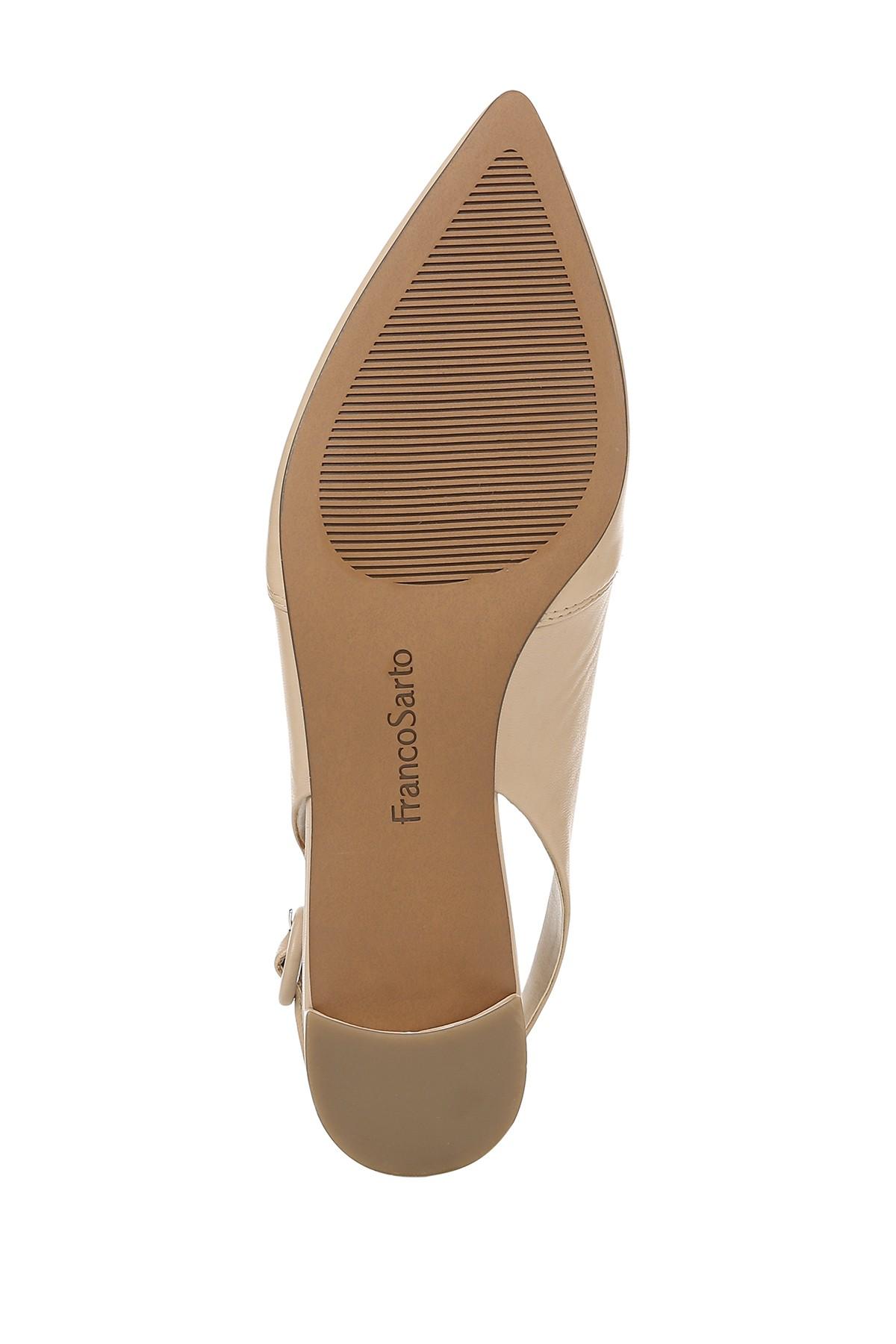 franco sarto vickie slingback kitten heel pump