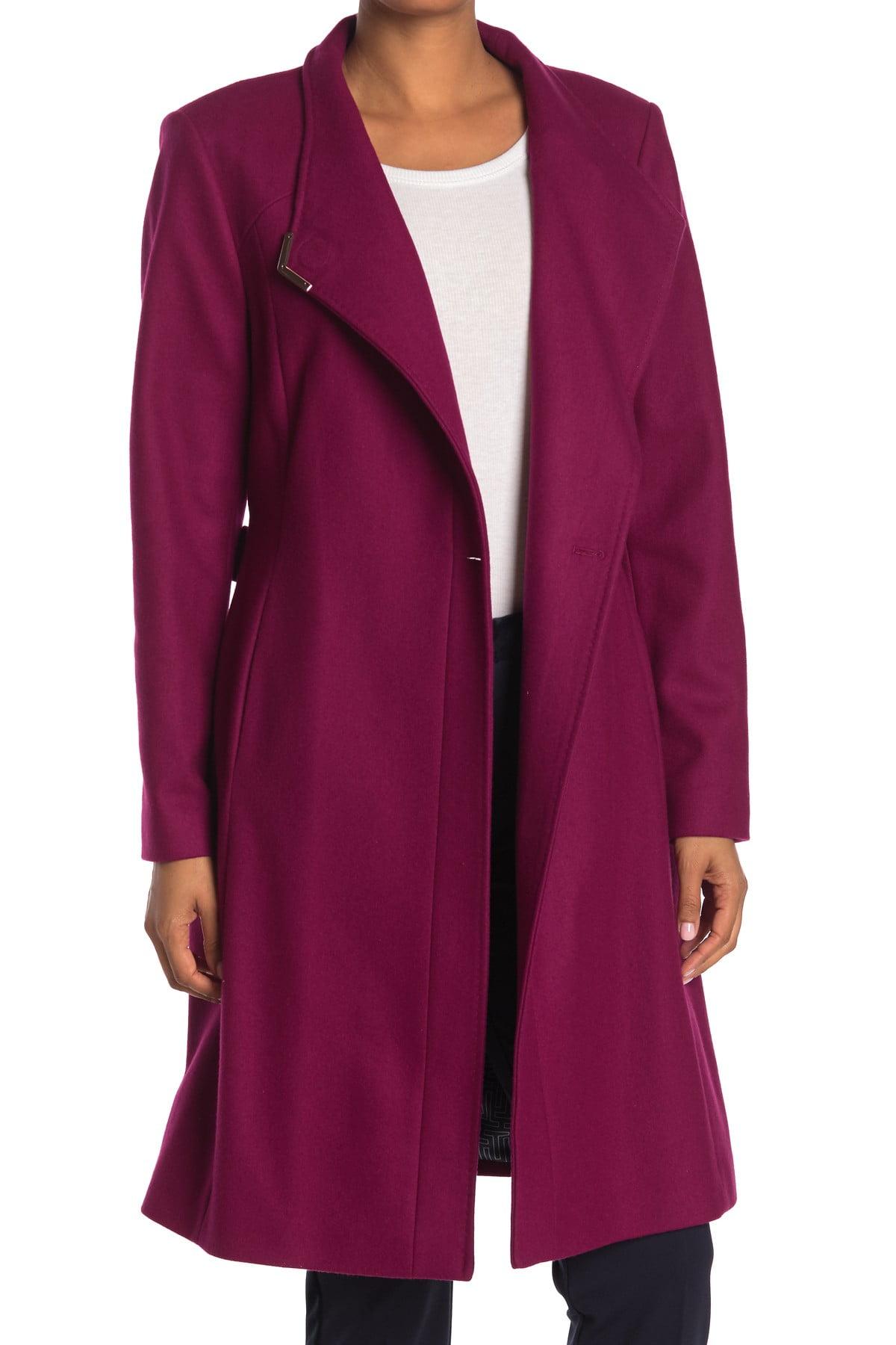 ted baker ellgenc coat deep pink