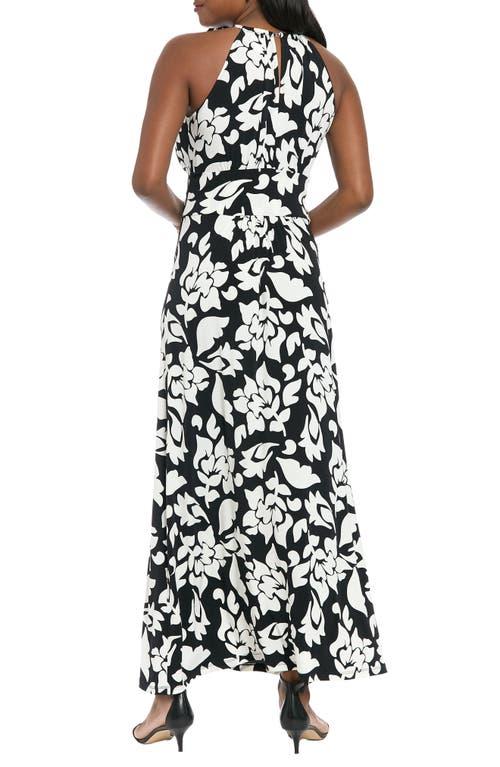 london times morris maxi dress London Times Women's Morris Floral Maxi Dress - White