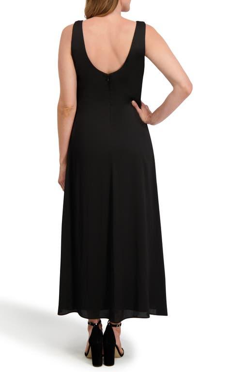 leo maxi dress Ava Appliqué Floral Bustier Maxi Dress