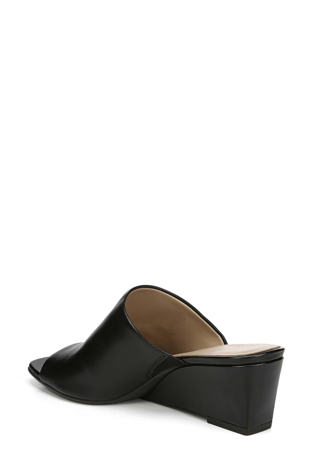 naturalizer zaya wedge leather sandals