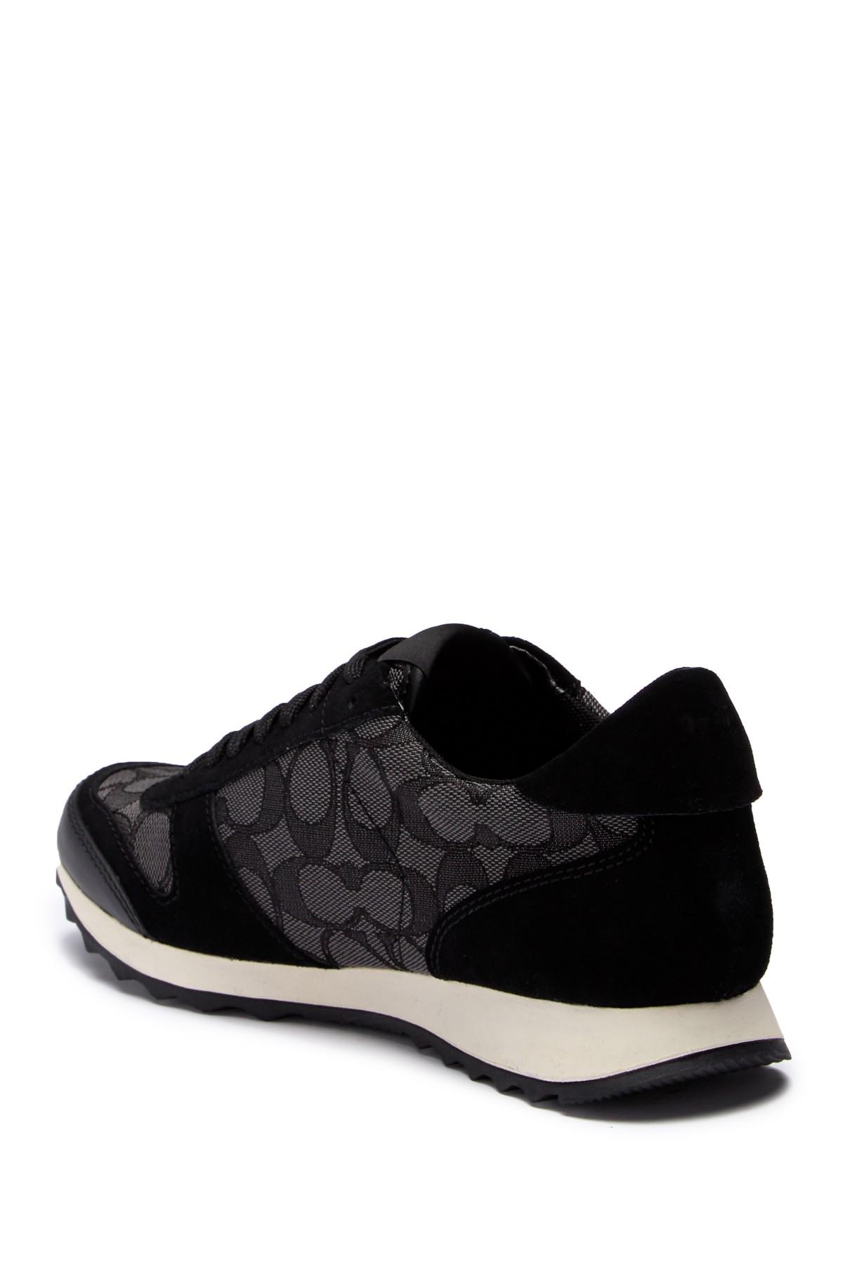 waterval Extreem Bezwaar COACH Mason Signature Jacquard Sneaker in Black | Lyst