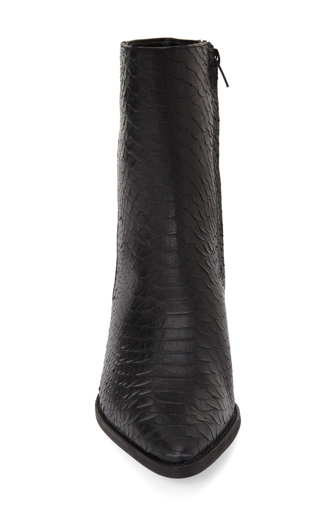caty western pointy toe bootie