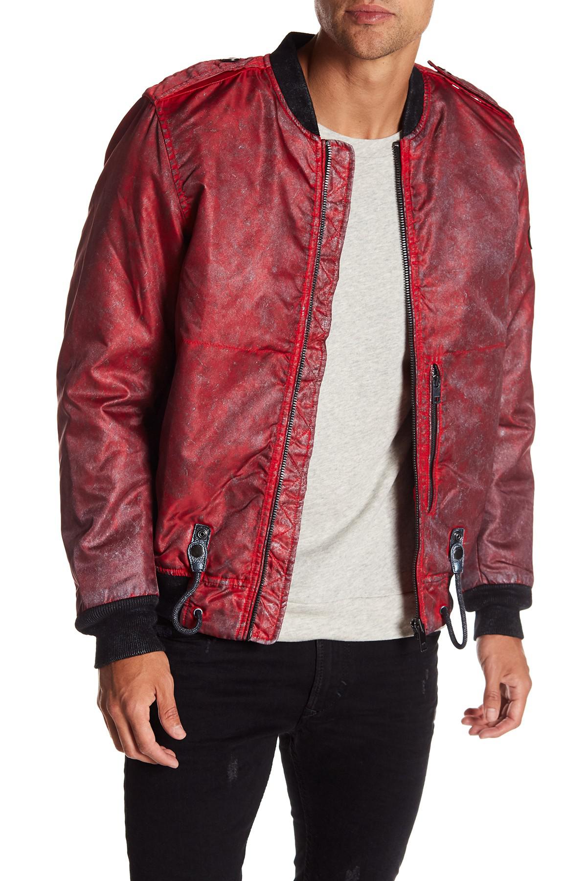 Lyst Diesel Zealand Bomber Jacket in Red for Men