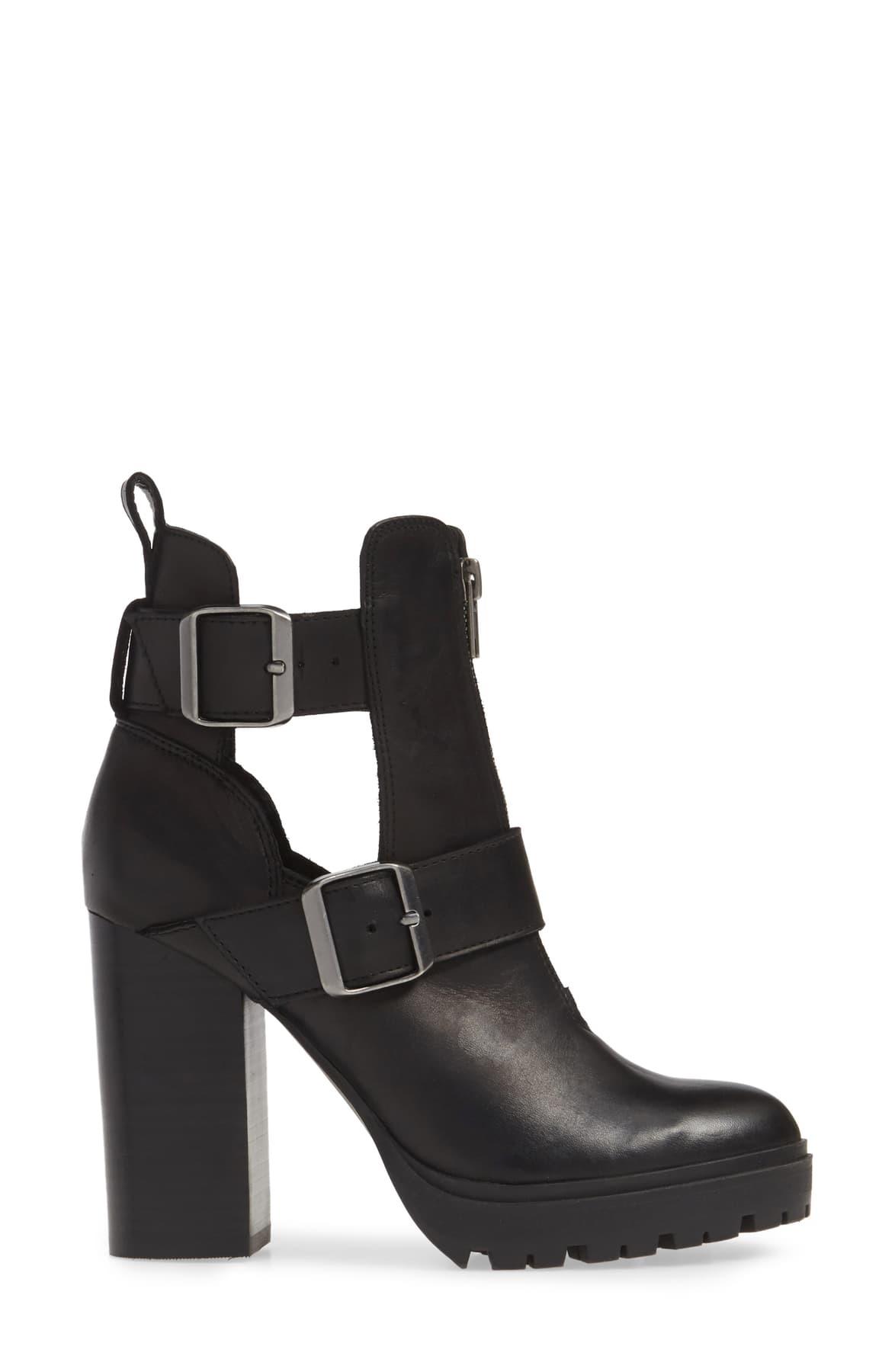 steve madden lavish buckle bootie