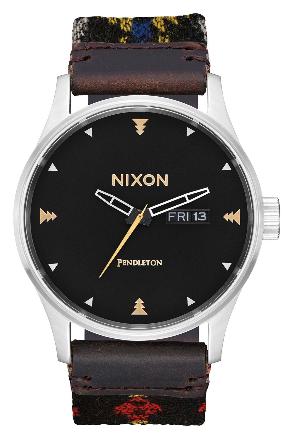 Nixon Men's Pendleton Sentry Woven Strap Watch, 42 Mm for Men | Lyst