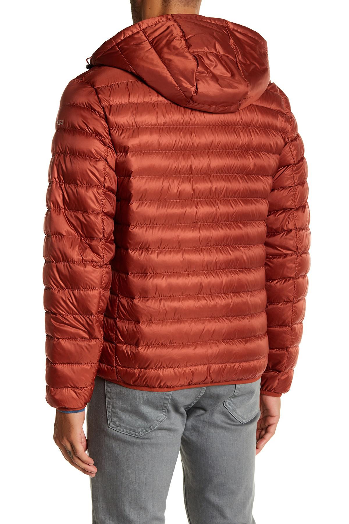 Tumi nano hooded packable down jacket Clearance