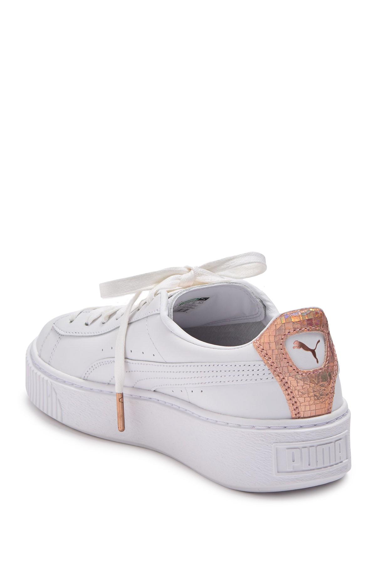 puma basket platform rg damen sneaker