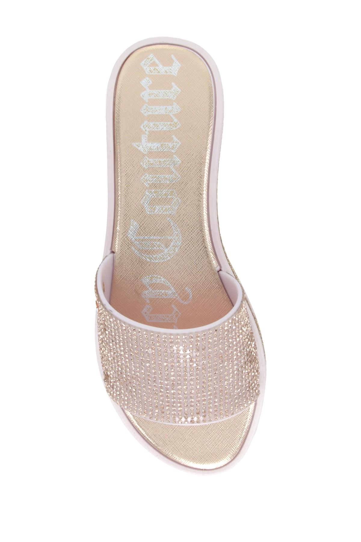 Juicy Couture Yippy Slide Sandal in Pink Lyst