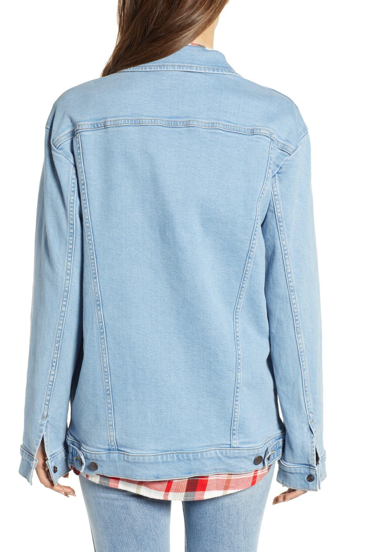 wrangler oversized denim jacket
