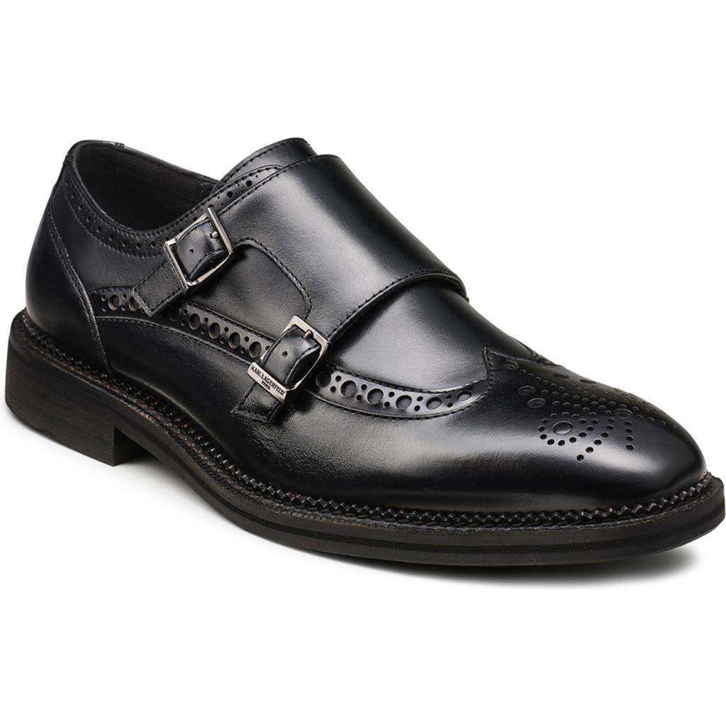 Double monk strap wingtip shoes clearance