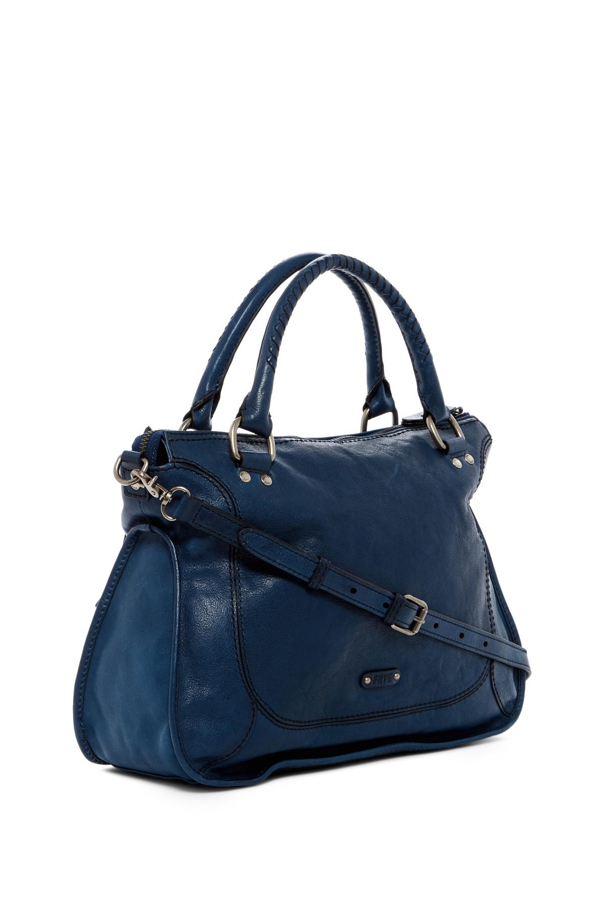 frye blue handbag