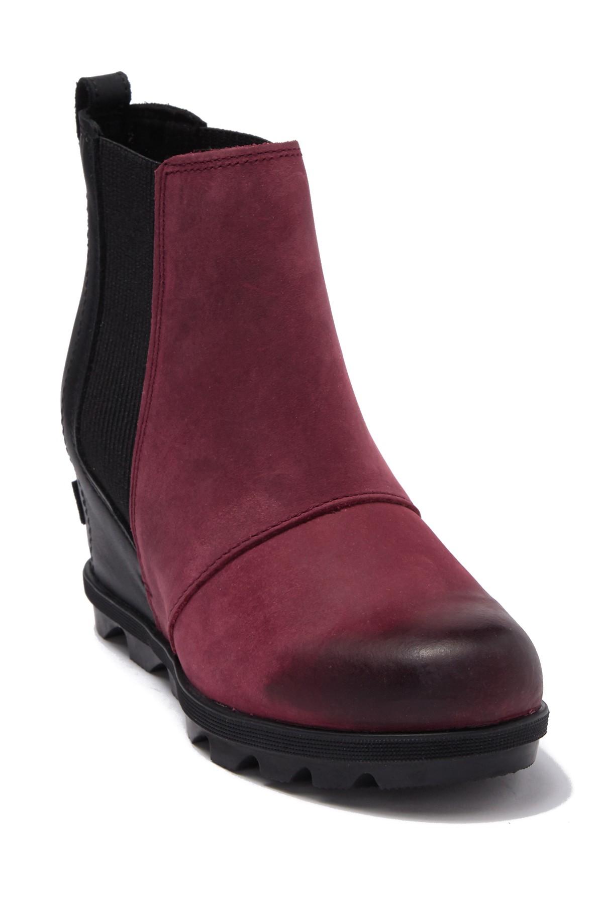 sorel women's joan of arctic wedge ii waterproof chelsea booties