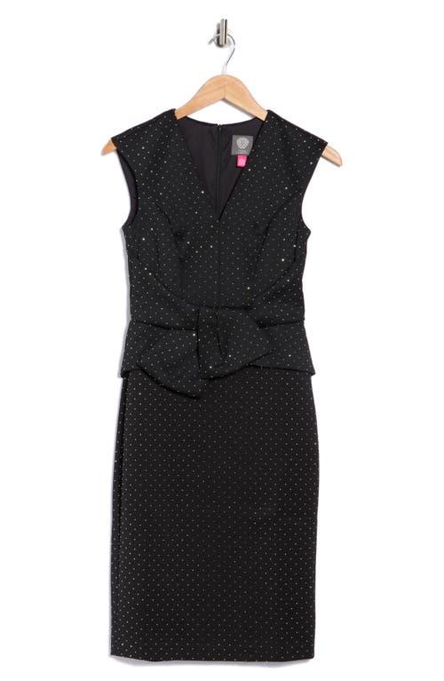vince camuto peplum dress Vince Camuto Womens Sleeveless Tie Front Peplum Dress Coral Pink Orange  size 12
