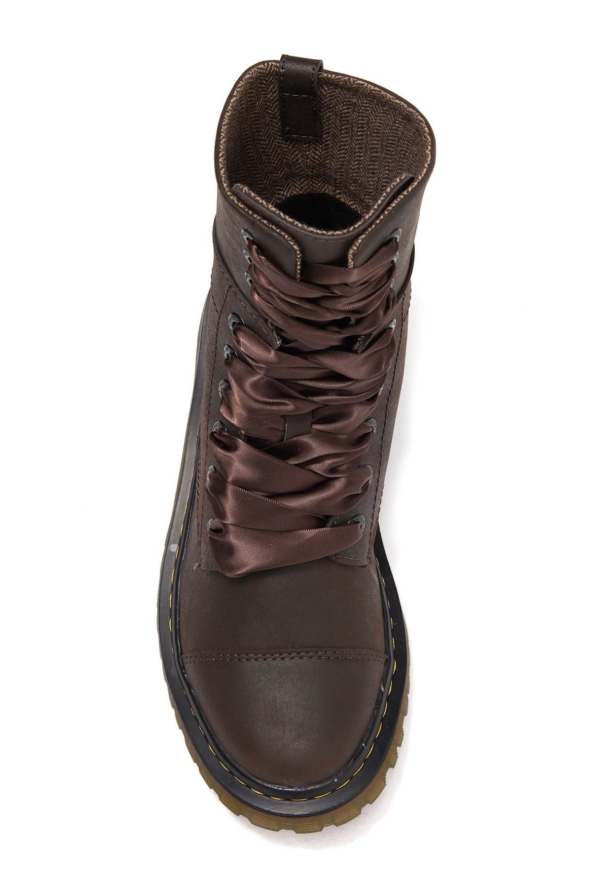 Dr. Martens Faora Ribbon Lace-up Boot in Brown | Lyst