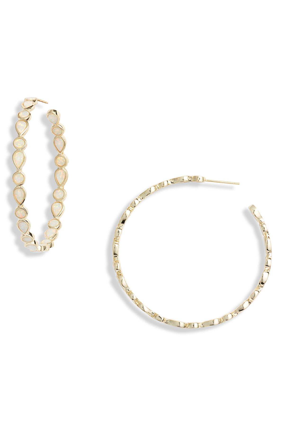 Melinda maria 2024 hoop earrings