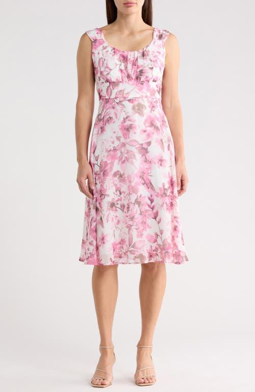 connected apparel pink dress Women's Connected Apparel Ruffled Dresses